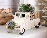 Oversized Metal Truck with Tree by Valerie in White - $193.99