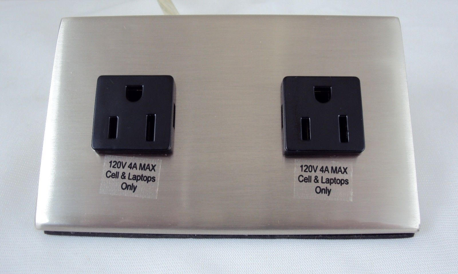 2-Outlet 120V Power Charging Station In Stainless Steel,Table Top,8 ft.c... - $19.55