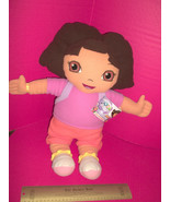 Dora The Explorer Cuddle Pillow Nick Nickelodeon Character Plush Toy Bac... - $32.46 CAD
