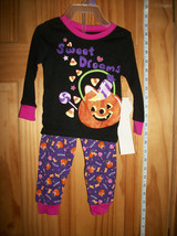 Fashion Holiday Baby Clothes 12M Pajama Set PJ Pumpkin Dream Halloween Sleepwear - £9.84 GBP