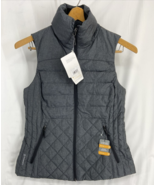 Champion C9 Size S Women&#39;s Gray Quilted Puffer Vest Jacket Full Zip NWT - £18.95 GBP