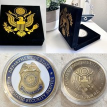 DEPARTMENT OF STATE-US Diplomatic Security Service Officer Agent Badge Coin - $25.95