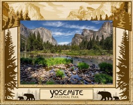 Yosemite National Park Laser Engraved Wood Picture Frame Landscape (4 x 6)  - £23.53 GBP