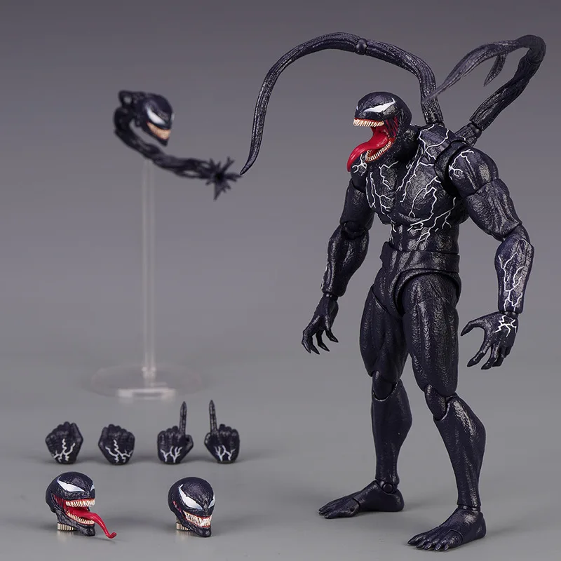 New Marvel Venom Shf Legends 20cm Action Figure Joint Movable Toys Change Face - £26.95 GBP+