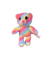 Build A Bear Workshop Small Fry Rainbow Tie-Dyed Bear Plush Toy 7� Soft ... - $227.94 MXN