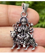 Artisan Crafted 925 Sterling Silver Durga Antique Pendant Oxidized 6.1  GM - $51.35 CAD