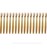 Eco-Friendly Natural Bamboo Toothbrush White 16-Pack - Organic, Whitening - £15.17 GBP