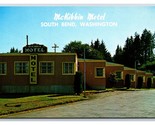 McKibbin Motel South Bend Washington WA UNP Unused Chrome Postcard U14 - £7.00 GBP