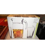 Florence 62oz. Pitcher and 15oz. glass set 5 pc. Stylesetter new in box - £39.12 GBP