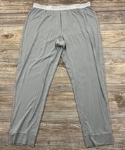 Duluth Trading Co Baselayer Pajama Pants Long Johns Gray Mens Large - £14.28 GBP