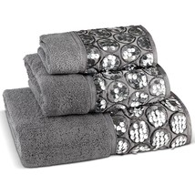 Sinatra 3 Piece Bathroom Towel Set Bath Towel Hand Towel Wash Cloth Absorbent, S - $50.99