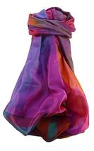 Varanasi Ekal Premium Silk Long Scarf Heritage Saraf 1 by Pashmina &amp; Silk - £28.31 GBP
