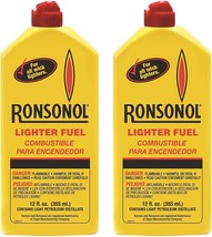 Ronsonol Lighter Fuel (Pack Of 2), 12 Ounces. - £28.66 GBP