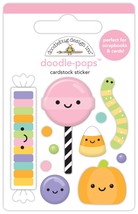 Doodlebug Doodle-Pops 3D Stickers-Sweet &amp; Spooky - Hello Sugar DB8237 - £11.21 GBP