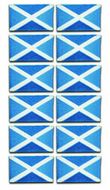 12 Bulk Flag of Scotland, Moralische Patches mit schottischer Flagge und... - $19.77