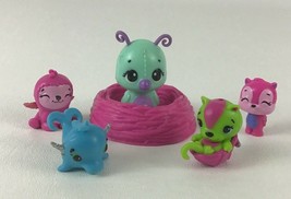 Hatchimals CollEGGtibles Miniature Figures Nest Home 6pc Lot Spin Master Toy - £11.64 GBP