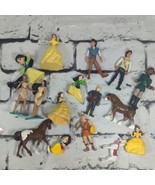 Disney Princess Prince and Horse Lot of 16 Figures Belle Snow White Mulan - £23.25 GBP