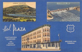 Chattanooga Tennessee Tn~Lot Of 3 Motel Hotel Postcards Dixie Land &amp; Plaza - £7.58 GBP