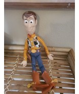 Disney Pixar Toy Story Woody Doll Talking 15&quot; Pull String Thinkway Toys-... - $14.03