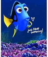 Dory Just keep swimming wall hanging 8x10 decorations picture living room child - $11.99