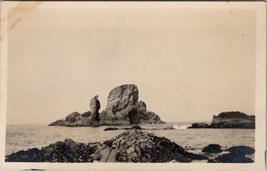 RPPC Beautiful Ocean View if the Sea Stacks Stone Structure Photo Postcard Y4 - £8.58 GBP