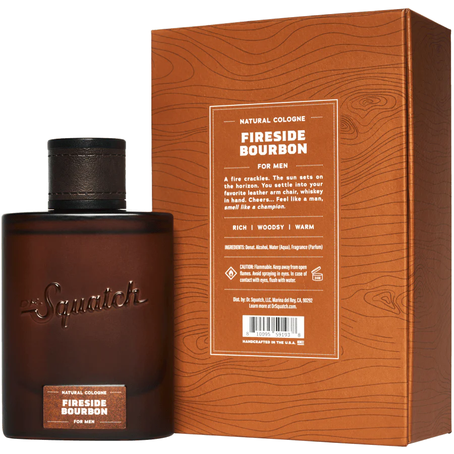 Dr. Squatch Natural Cologne Fireside Bourbon For Men - 1.7 fl oz Full Size - €76,82 EUR