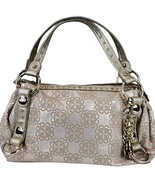 Kathy Van Zeeland Bag Gold Shoulder Bag Handbag Metallic Charms Studded ... - £27.26 GBP