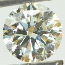 Round Cut Diamond Real 100% Natural Loose K Color VS2 0.53 Carat HRD Certified - £460.01 GBP