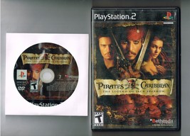 Pirates Of The Caribbean PS2 Game PlayStation 2 disc and case no manual - £11.64 GBP