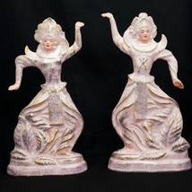 Pair of Large MCM California Ceramic Siamese Dancers - £172.15 GBP