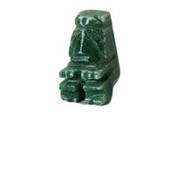 Jade Aztec Mayan Pawn Chess Piece Mexican Green Stone Marble - $15.99