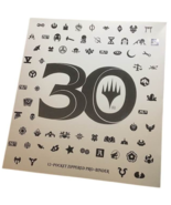 Magic 30th Ann Symbols Ultra Pro 12 Pocket Zippered Pro Binder 480 Cards... - $59.38