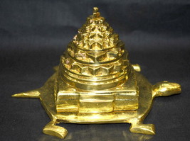 Shree Yantra on Tortoise - Kurma Shri Yantra - $148.50