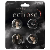 The Twilight Saga Eclipse Pin Set of 4 Edward &amp; Bella - $271.06 MXN