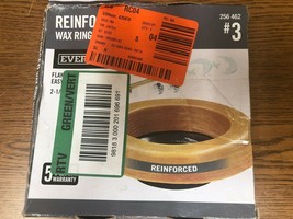 Everbilt Reinforced Toilet Wax Ring with Plastic Horn - NO BOLTS - $3.95