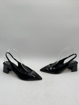 Guess Slingback Pumps &#39;ZANDA&#39; Female Black Patent Leather Size 10 M - £19.51 GBP
