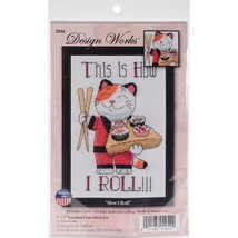 Design Works Counted Cross Stitch Kit 5X7-How I roll Mini (14 Count) - $35.99