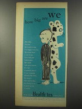 1956 Health-Tex Fashion Ad - How big are we - £14.81 GBP