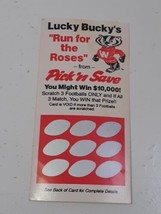 VTG 1994 Wisconsin Badgers Pick &#39;N Save Lucky Bucky&#39;s Run For The Roses READ DES - £4.73 GBP