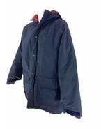 Woolrich Mens L Blue Gore Tex Vtg USA Made Insulated Zip Front Jacket Parka - £22.68 GBP