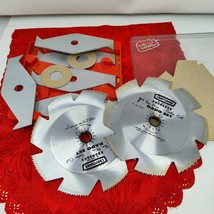 Vintage Craftsman 9 3257 - 7&quot; Thin Rim Satin Cut Dado Blade Set  - $554.27 MXN