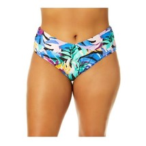 Time and Tru Womens Palm Floral Print Bikini Swim Bottoms ONLY, Size 3X NWT - £12.59 GBP