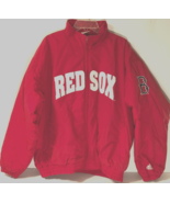 BOSTON RED SOX Vintage AL Full Zip Nylon Baseball Stitched Scripted MLB ... - $72.16