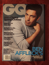 GQ Magazine May 2001 Ben Affieck Antonin Scalia Molly Sims Fashions - £7.83 GBP