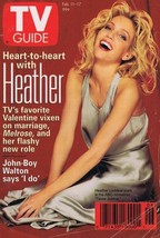 ORIGINAL Vintage Feb 11 1995 TV Guide No Label Heather Locklear - £15.56 GBP