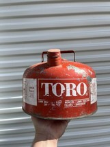 Vintage Toro Mower 2.5 Gallon Steel Gas Can Eagle SP 2-1/2 USA - $47.51