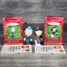 VTG 1999 Hallmark Keepsake Peanuts 50th Celebration Ornaments Charlie Brown Lucy - £8.74 GBP