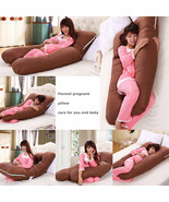 Large U Shaped Contoured Body Pregnancy Nursing Maternity Pillow Cozy Co... - £58.22 GBP