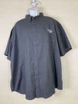 Ultra Club Men Size 3XL Gray Time Warner Cable Whisper Twill Button Shirt - £8.55 GBP