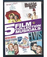 Factory Sealed DVD-5 Film Collection Musicals-Viva Las Vegas, The Music Man - $234.00 MXN